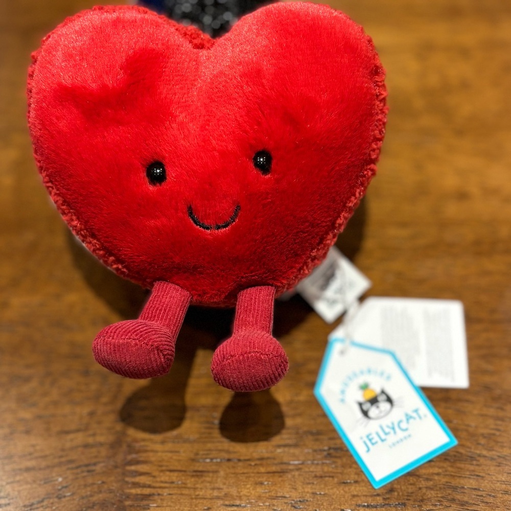 Jellycat Amuseables Arlette Heart Macaron BNWT Authentic